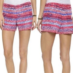 Tory Burch Knit Print Silk Mini Shorts - 4